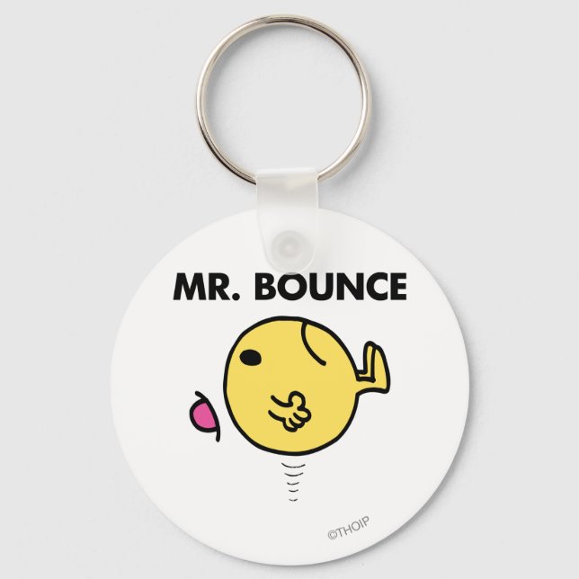Mr. Bounce | Unhappy Bouncing Key Ring (Front)