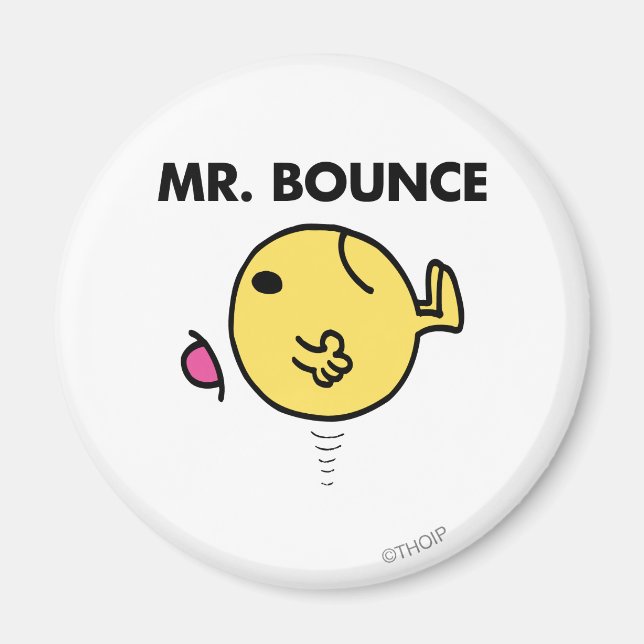 Mr. Bounce | Unhappy Bouncing Magnet (Front)