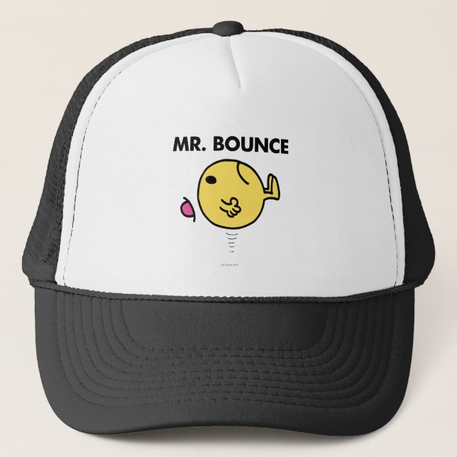 Mr. Bounce | Unhappy Bouncing Trucker Hat (Front)