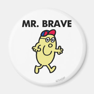 Mr. Brave Waving Hello Magnet