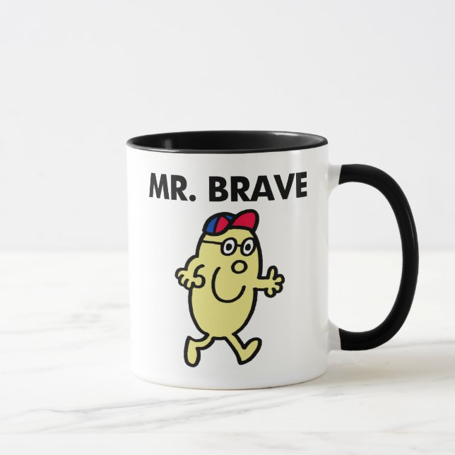 Mr. Brave Waving Hello Mug (Right)