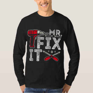 Mr Break It Mr Fix It Funny Dad & Son Matching Fat T-Shirt