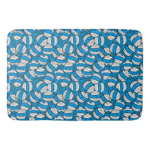Mr Bump   Blue Confusion Pattern Bath Mat