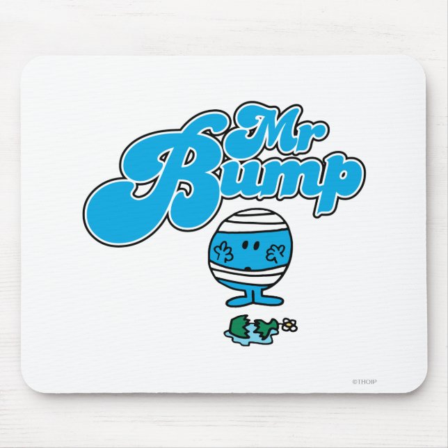 Mr. Bump | Broken Vase Mouse Pad (Front)