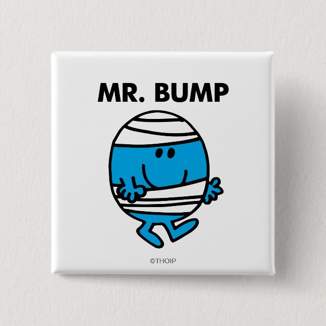 Mr. Bump Classic 1 15 Cm Square Badge (Front)