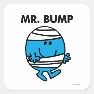 Mr. Bump Classic 1 Square Sticker