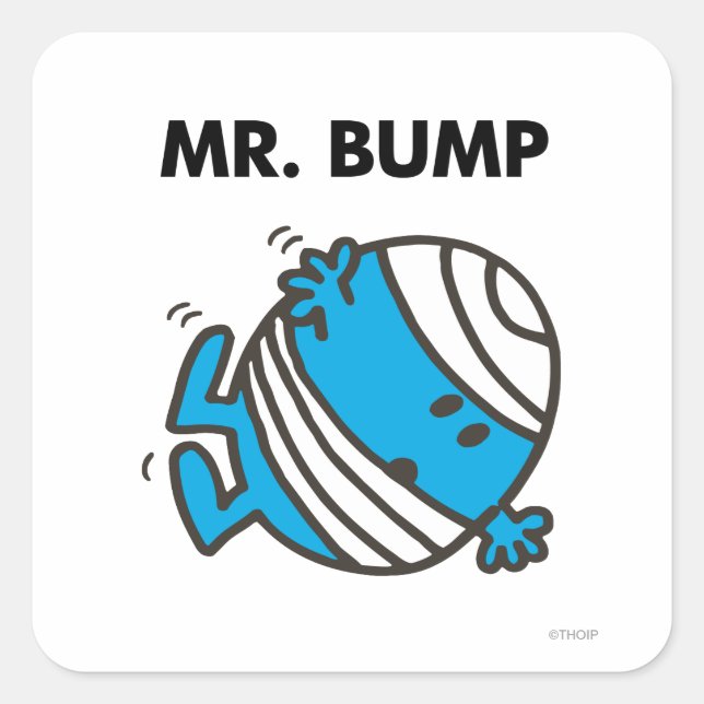 Mr. Bump Classic 3 Square Sticker (Front)