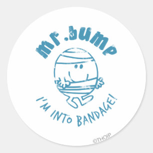 Mr. Bump   I'm Into Bandage Classic Round Sticker