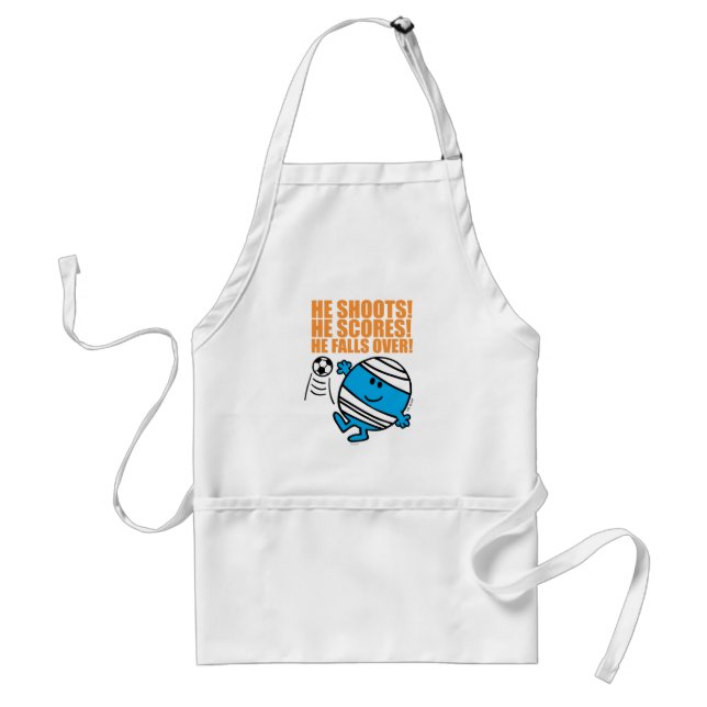 Mr. Bump Playing Soccer Standard Apron (Front)