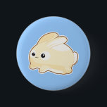 Mr. Bunny 6 Cm Round Badge<br><div class="desc">Mr. Bunny can't help but jump for joy.</div>