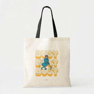 Mr. Busy Sweeping Quickly Tote Bag