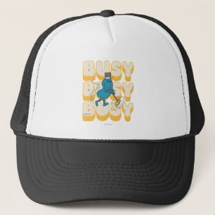 Mr. Busy Sweeping Quickly Trucker Hat