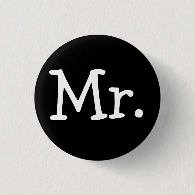 "Mr." Button (Groom) (Front)