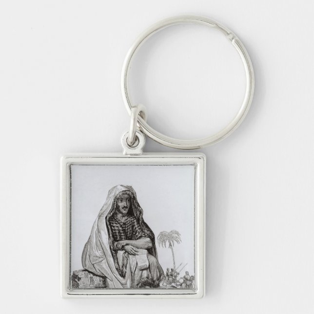 Mr Caillie  Meditating Key Ring (Front)