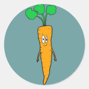Mr.Carrot Classic Round Sticker