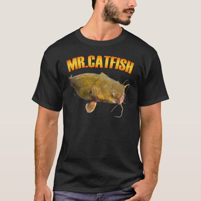 Mr Catfish fishing T-Shirt (Front)