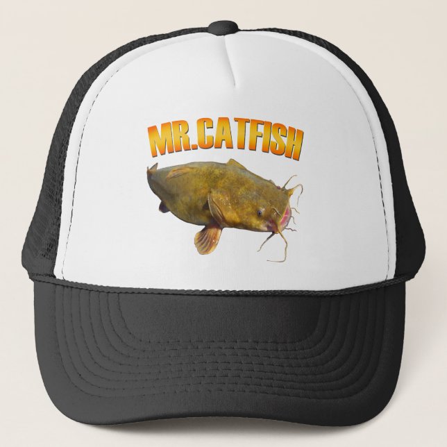 Mr Catfish fishing Trucker Hat (Front)