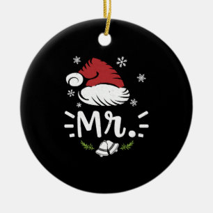 Mr Christmas Couple - Christmas Family Ceramic Tree Decoration