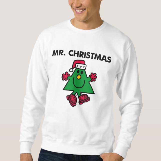 Mr. Christmas | Festive Hat & Gloves Sweatshirt (Front)