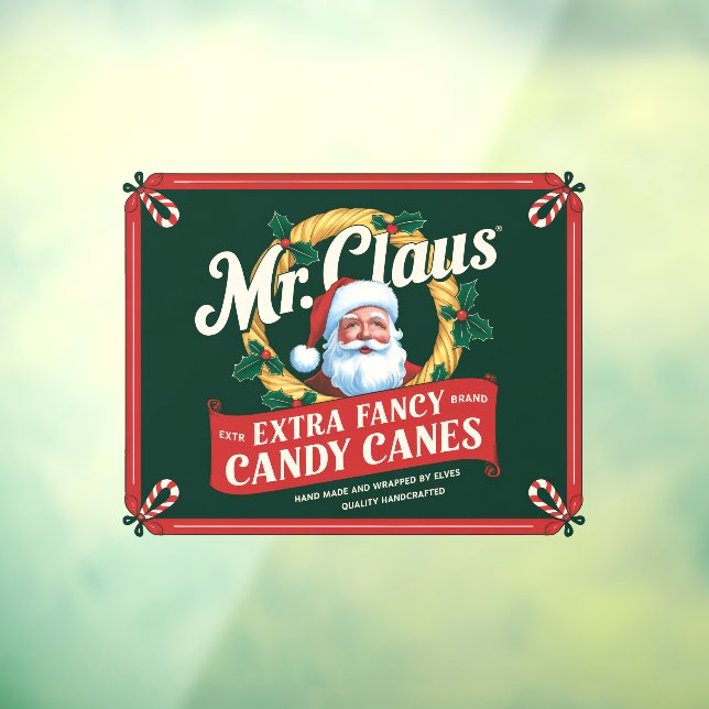 Mr. Claus extra fancy candy canes (Sheet 3)