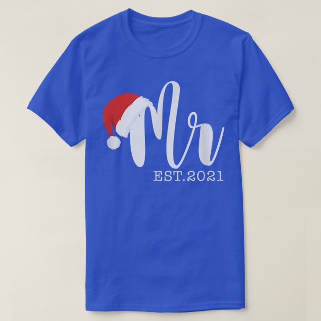 Mr. Claus & Mrs Claus Est T-Shirt (Design Front)