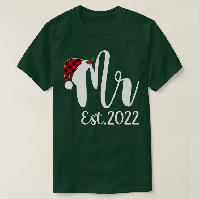 Mr Claus & Mrs Claus Est T-Shirt (Design Front)