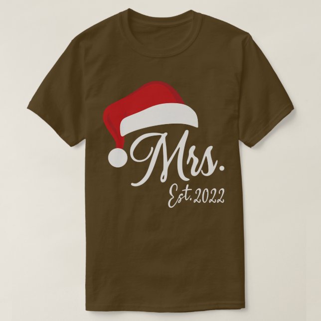 Mr Claus & Mrs Claus Est T-Shirt (Design Front)