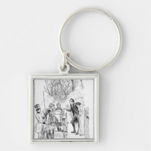 Mr. Collins and Charlotte were both standing Key Ring