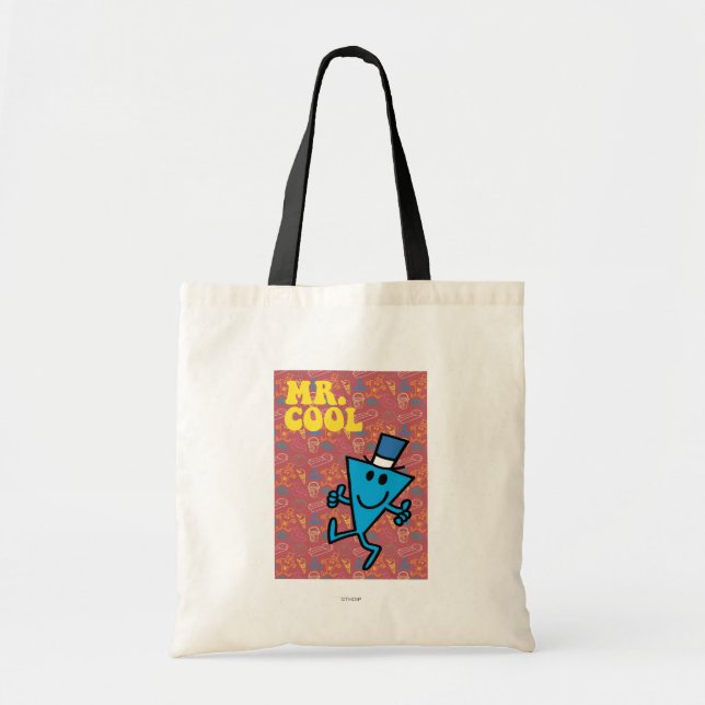 Mr. Cool | Colourful Background Tote Bag (Front)