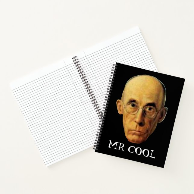 Mr Cool Humorous Soft Cover School  Notebook (Inside)