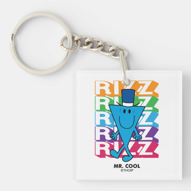 Mr. Cool Rizz Key Ring (Front)