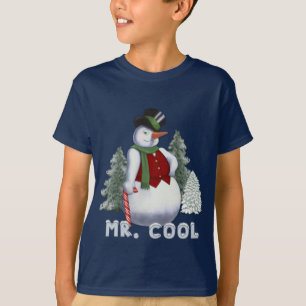 Mr. Cool - Snowman T-Shirt