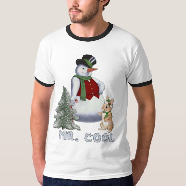 Mr. Cool - Snowman T-Shirt (Front)