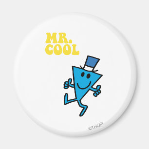 Mr. Cool   Yellow Lettering Magnet