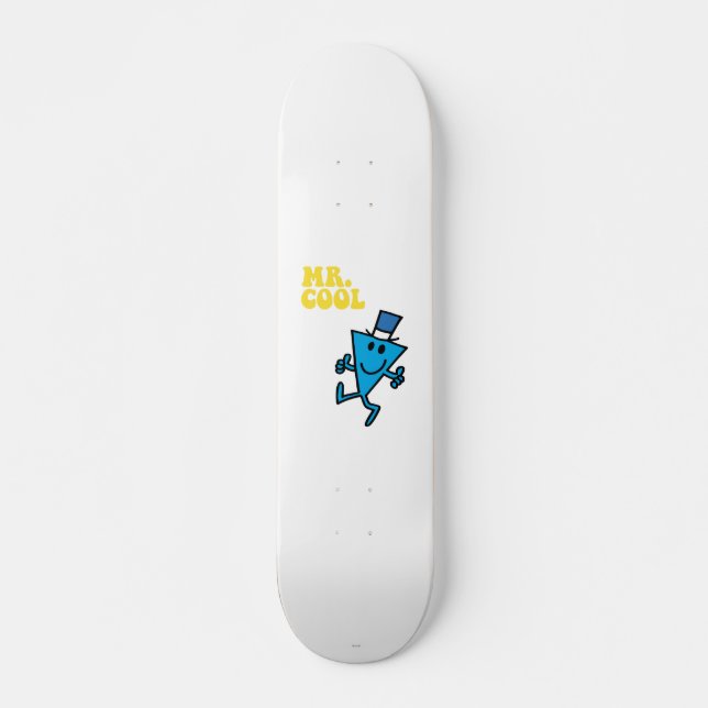 Mr. Cool | Yellow Lettering Skateboard (Front)