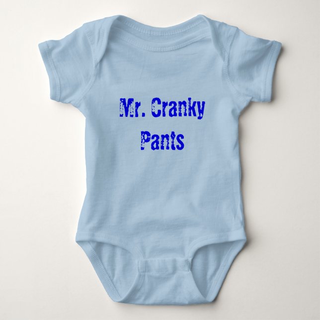 Mr. Cranky Pants Baby Bodysuit (Front)