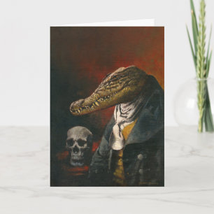 Mr Crocodile Greetings Card