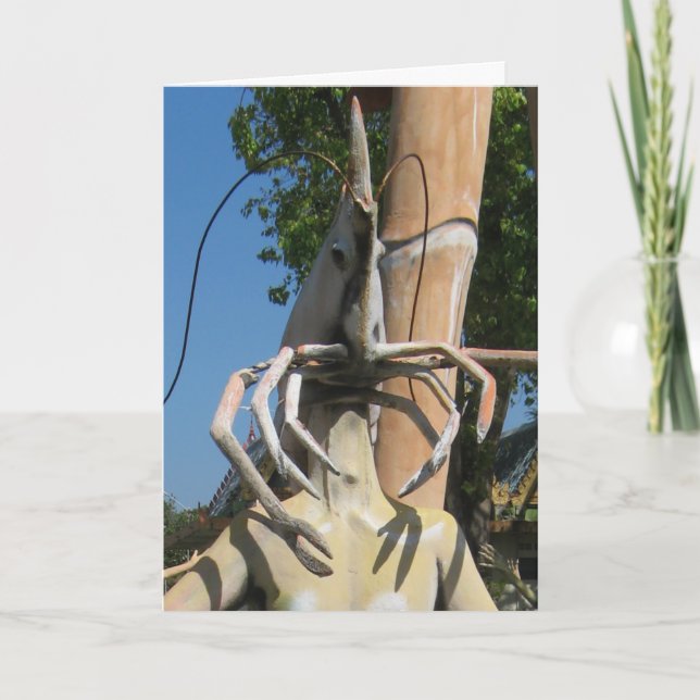 Mr Crustacean AKA Lobster Head ... Buddhist Hell Card (Front)