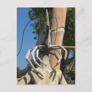 Mr Crustacean AKA Lobster Head ... Buddhist Hell Postcard