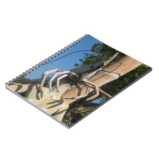 Mr Crustacean AKA Lobster Head ... Buddhist Hell Spiral Notebook (Left Side)
