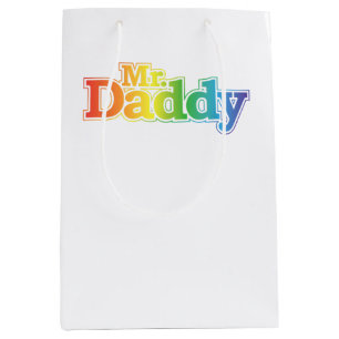 Mr. Daddy Gay Pride  Medium Gift Bag