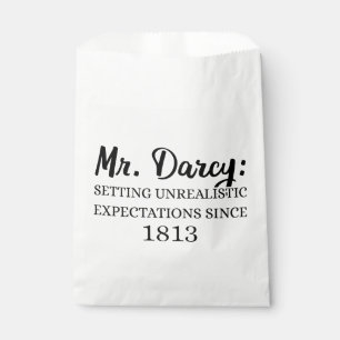 Mr. Darcy: Unrealistic Expectations Since 1813 II Favour Bags