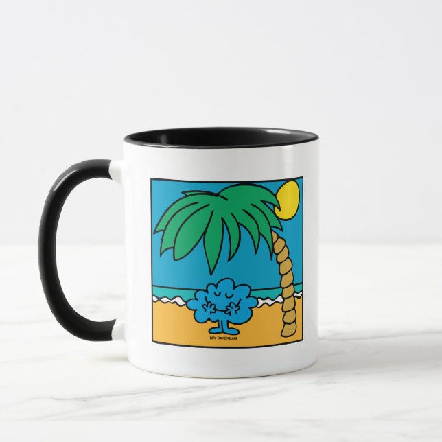 Mr. Daydream Beach Scene Mug (Left)