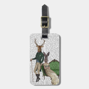 Mr Deer and Mrs Rabbit Luggage Tag