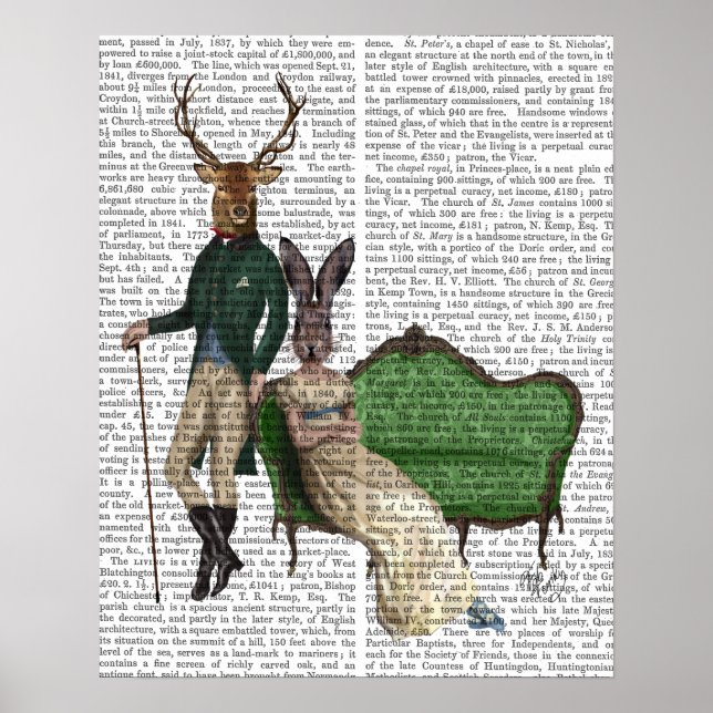 Mr. Deer and Mrs Rabbit Poster (Front)
