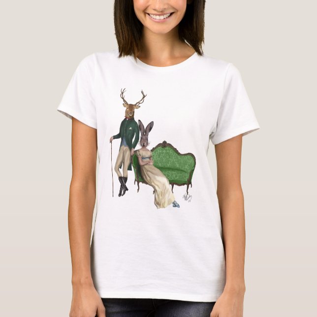 Mr Deer and Mrs Rabbit T-Shirt (Front)