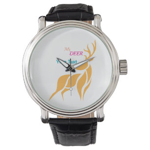 Mr. Deer Graphic – Rustic Woodland Style Watch