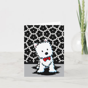 Mr Divine Westie Blank Note Card
