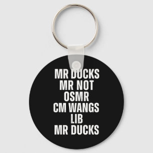 Mr Ducks Mr Not Duck Joke Phonetic Puzzle Key Ring