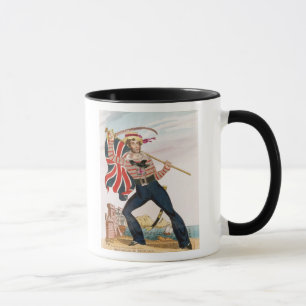 Mr E.F. Saville as 'Union Jack Mug